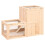 Berkfield Hamster Cage 81x40x60 cm Solid Wood Fir 6