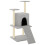 Berkfield Cat Tree with Sisal Scratching Posts Light Grey 110 cm 2