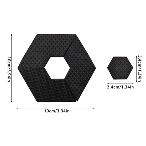 Slip Resistant Plant Pot Stands Reconfigurable Hexagonal Base 2