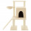 Berkfield Cat Tree with Sisal Scratching Posts Cream 96.5 cm 3