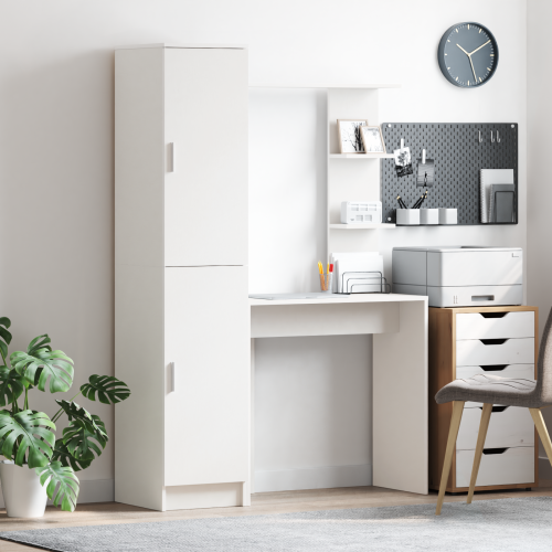 Berkfield Desk 2 pcs White