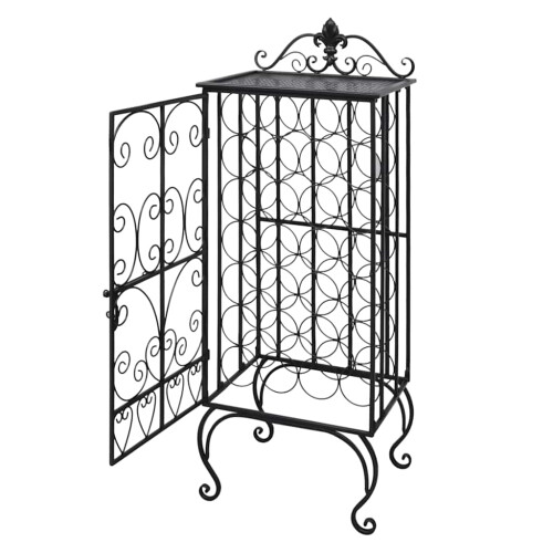 Berkfield Wine Rack for 28 Bottles Metal 1