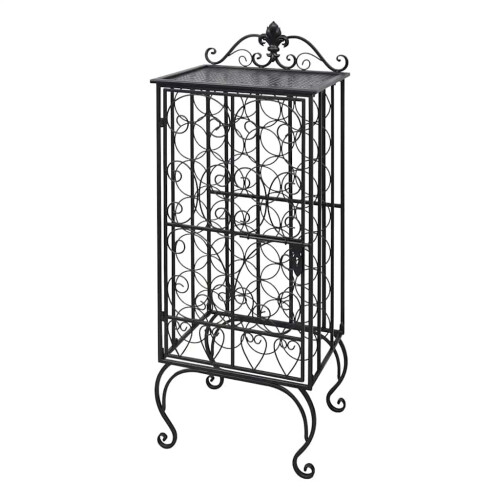 Berkfield Wine Rack for 28 Bottles Metal 2