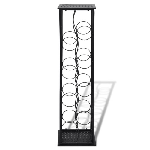 Berkfield Wine Rack for 8 Bottles Metal 2