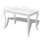 Berkfield Dining Table 116x66x76 cm High Gloss White 5