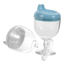 2pcs Leakproof Sippy Cups for Toddlers, Reusable Spill Proof Cups for Boys and Girls