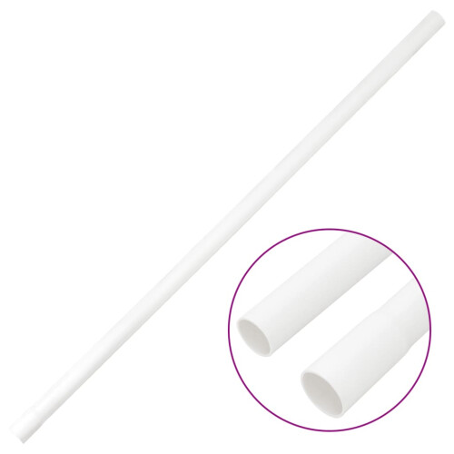 Berkfield Cable Trunkings with Clips ò20 mm 10 m PVC 2