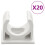 Berkfield Cable Trunkings with Clips ò20 mm 10 m PVC 4