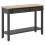 Berkfield Console Table Black 110x35x80 cm Wood 2