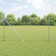 Berkfield Fence Post 26 pcs Grey 3.2 x 3.2 x 185 cm