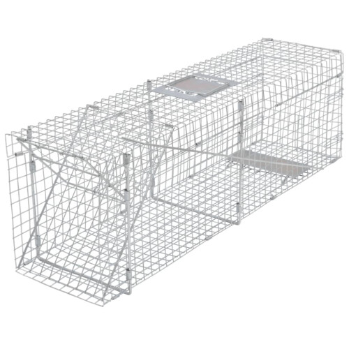 Berkfield Galvanised Live Trap 100 cm 1