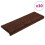Berkfield Stair Mats 30 pcs 65x21x4 cm Brown Rectangular Edge 1