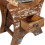 Berkfield Wine Rack for 10 Bottles Solid Reclaimed Wood 5