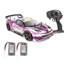1/10 Scale 4WD RC Drift Car 70KM/H Speed OffRoad Racing Truck with Dual Batteries RTR