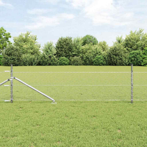 Berkfield Fence Post Silver