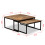 Berkfield Nesting Coffee Table Set 2 Pieces Solid Reclaimed Teak 10