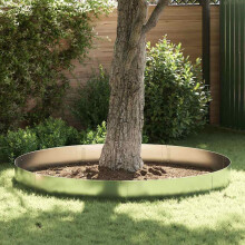 Berkfield Lawn Edgings 30 pcs Silver 100 x 25 x 0.07 cm Galvanised Steel