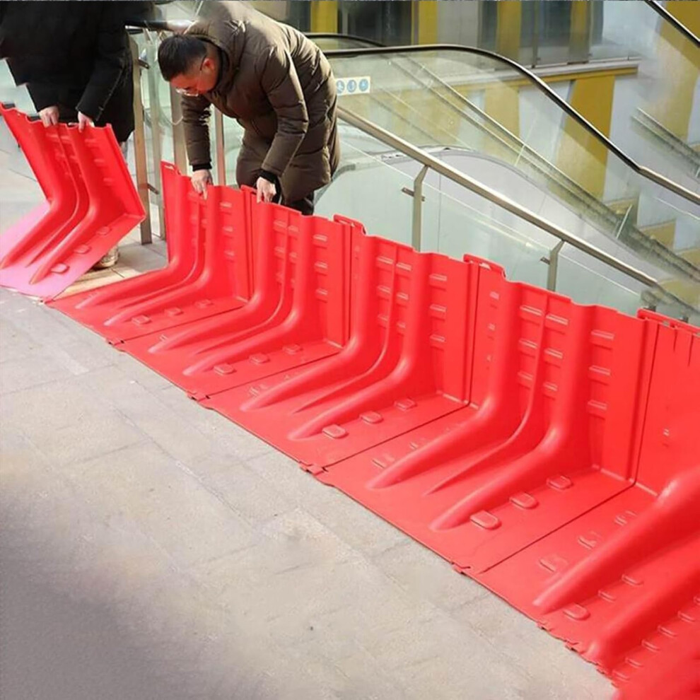 Flood Protection Barrier 2Pack Lshape Abs Flood Guard Panels For Waterproof Garage And Quick Installation 9045646573311