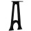 Berkfield Bench Legs 2 pcs with Arched Base A-Frame Cast Iron 3