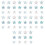 60Pcs Multi Anti-Collision Window Clings Static Removable Glass Decals 6