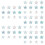 60Pcs Multi Anti-Collision Window Clings Static Removable Glass Decals 9