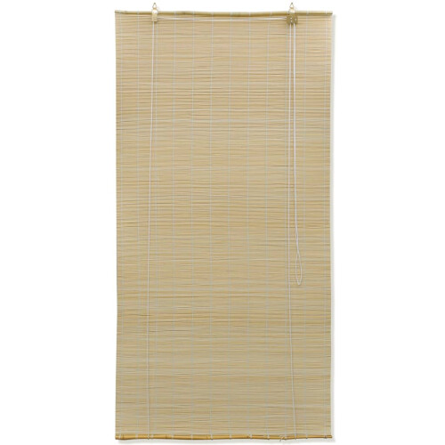 Berkfield Natural Bamboo Roller Blinds 100 x 160 cm 1
