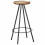 Berkfield Bar Stools 2 pcs Solid Reclaimed Wood 2