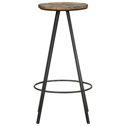 Berkfield Bar Stools 2 pcs Solid Reclaimed Wood 2