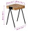 Berkfield Side Table Solid Reclaimed Teak 9