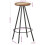 Berkfield Bar Stools 2 pcs Solid Reclaimed Wood 8