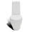 Stand Toilet & Bidet Set White Ceramic 4