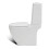 Stand Toilet & Bidet Set White Ceramic 5