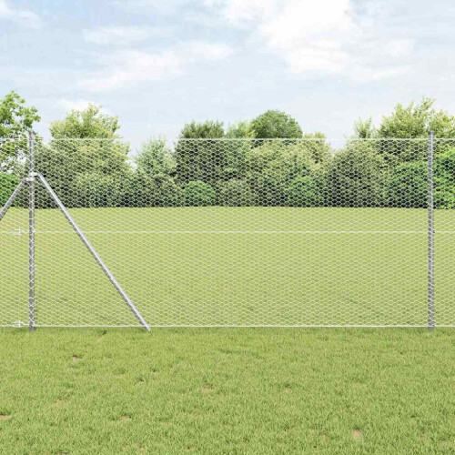 Berkfield Fence Post Silver