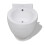 Stand Toilet & Bidet Set White Ceramic 10