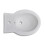 Stand Toilet & Bidet Set White Ceramic 11