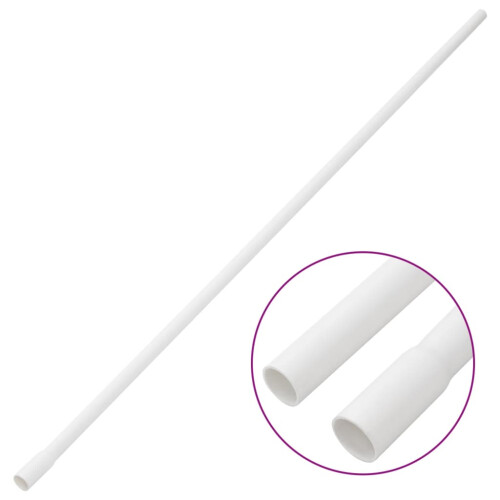 Berkfield Cable Trunkings with Clips ò16 mm 30 m PVC 2