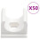 Berkfield Cable Trunkings with Clips ò16 mm 30 m PVC 4