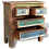 Berkfield Reclaimed Cabinet Solid Wood with 4 Drawers 4