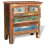 Berkfield Reclaimed Cabinet Solid Wood with 4 Drawers 10