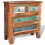 Berkfield Reclaimed Cabinet Solid Wood with 4 Drawers 11