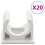 Berkfield Cable Trunkings with Clips ò25 mm 10 m PVC 4