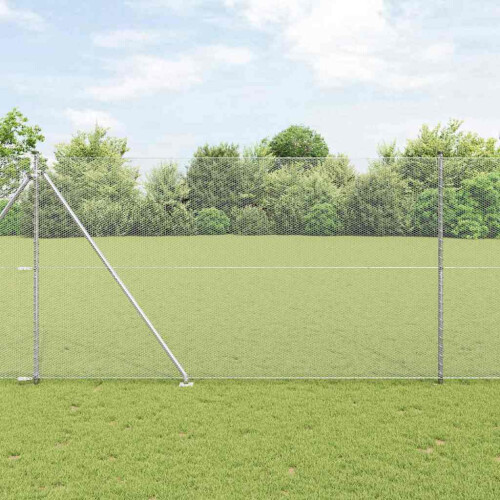 Berkfield Fence Post Silver