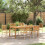 Berkfield Garden Dining Set 7 pcs Beige Solid Acacia Wood 1