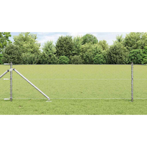 Berkfield Fence Post Silver