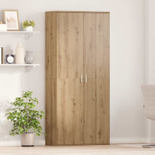 Berkfield Highboard Artisan oak 80 x 35 x 180 cm Engineered wood