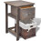 Berkfield Bedside Cabinets 2 pcs Wood Brown 4