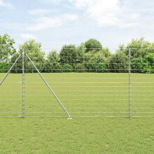 Berkfield Fence Post Galvanized 25 x 1.6 m Steel