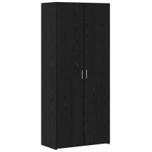 Berkfield Highboard 2 pcs Black Oak 80 x 42 x 185 cm