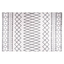 Berkfield Rug Washable 160x230 cm Black and White