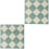 2Pcs Decorative Mini Floorboards Green Retro Doll House Flooring 2